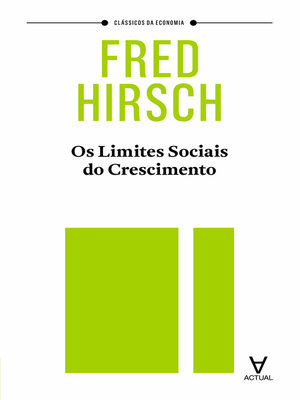 cover image of Os Limites Sociais do Crescimento